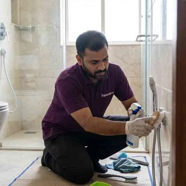 Bathroom Deep Cleaning Before After